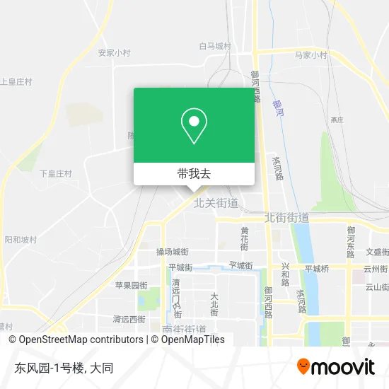 东风园-1号楼地图