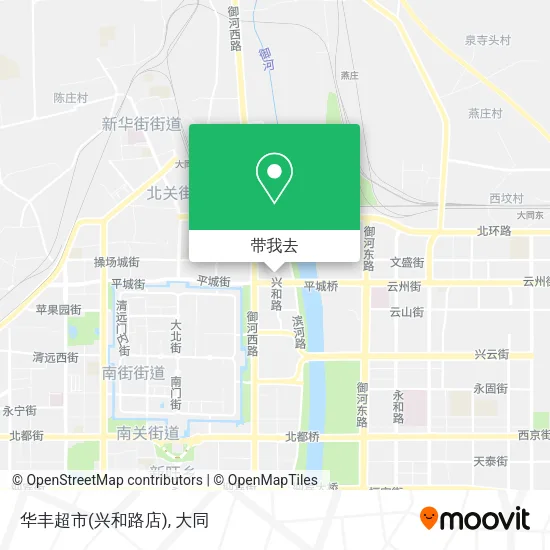 华丰超市(兴和路店)地图
