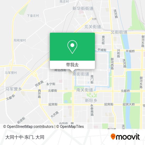 大同十中-东门地图