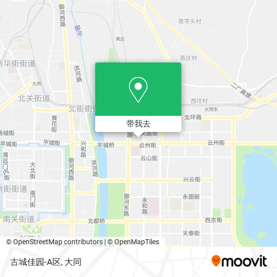 古城佳园-A区地图