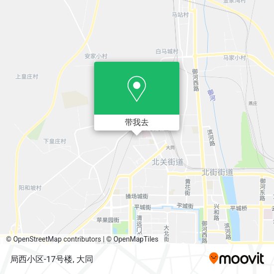 局西小区-17号楼地图