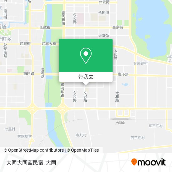 大同大同蓝民宿地图