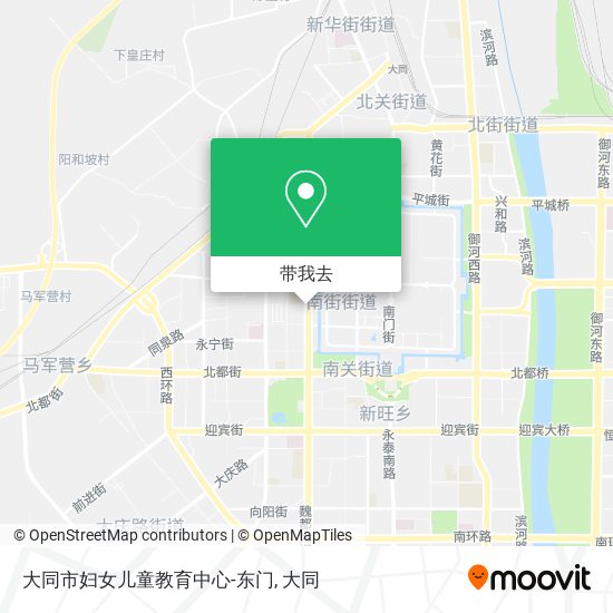 大同市妇女儿童教育中心-东门地图