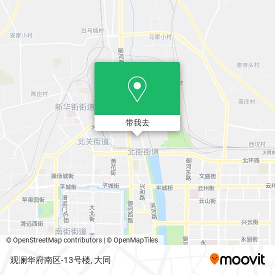 观澜华府南区-13号楼地图