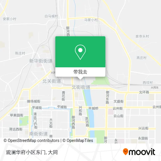 观澜华府小区东门地图