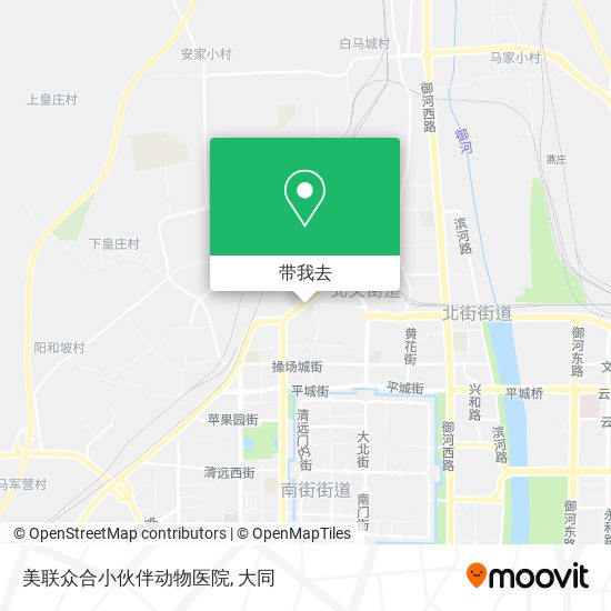 美联众合小伙伴动物医院地图