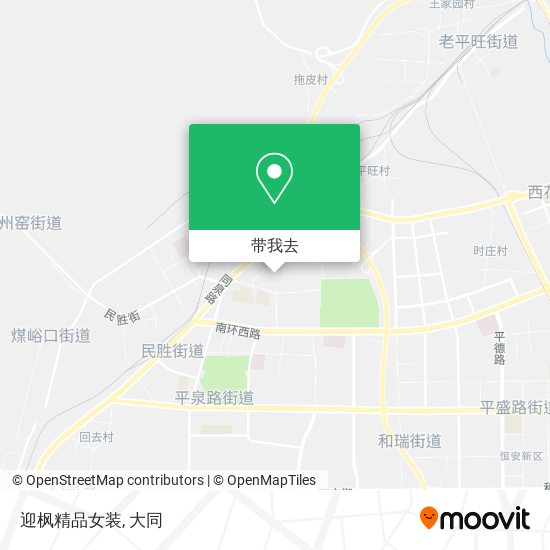 迎枫精品女装地图