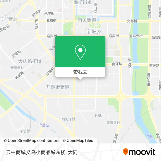 云中商城义乌小商品城东楼地图