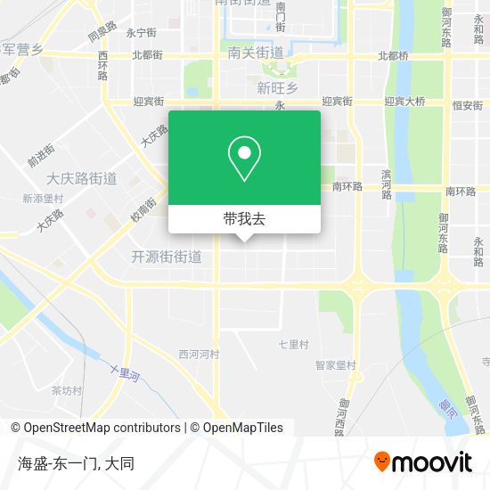 海盛-东一门地图
