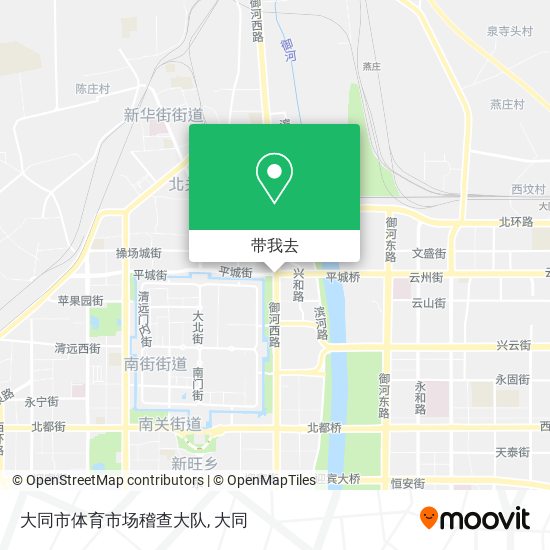 大同市体育市场稽查大队地图