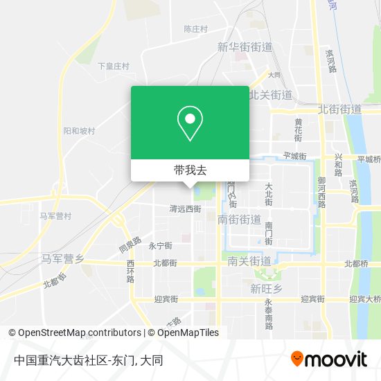 中国重汽大齿社区-东门地图