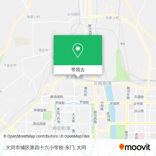 大同市城区第四十六小学校-东门地图
