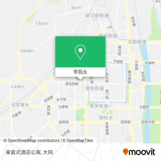 家庭式酒店公寓地图
