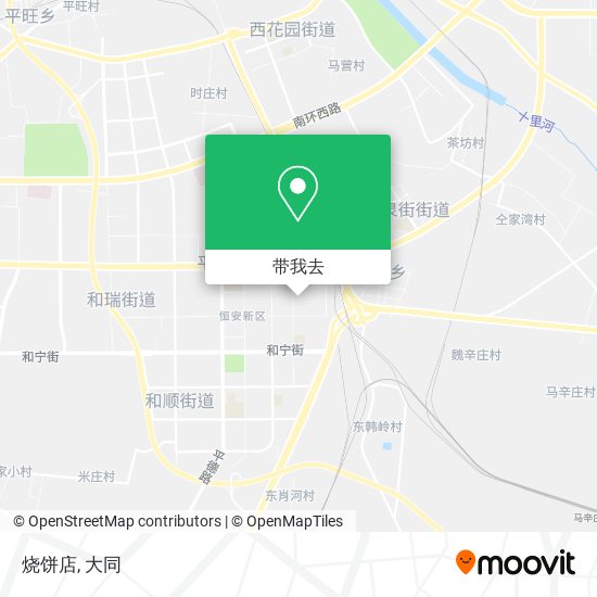 烧饼店地图