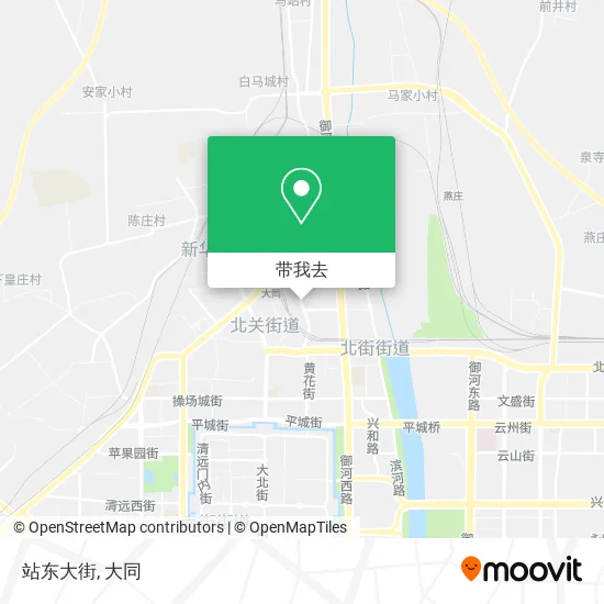 站东大街地图