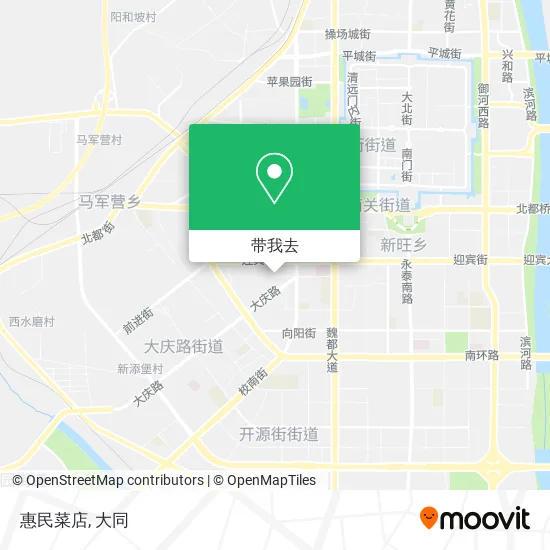 惠民菜店地图