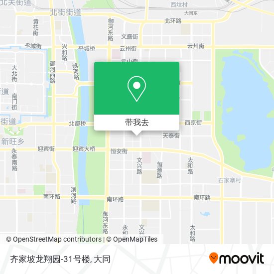 齐家坡龙翔园-31号楼地图
