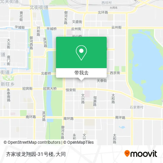 齐家坡龙翔园-31号楼地图
