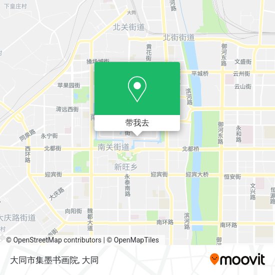 大同市集墨书画院地图