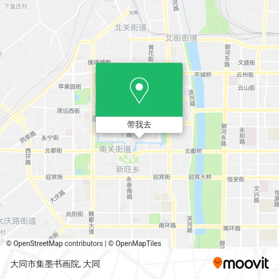 大同市集墨书画院地图