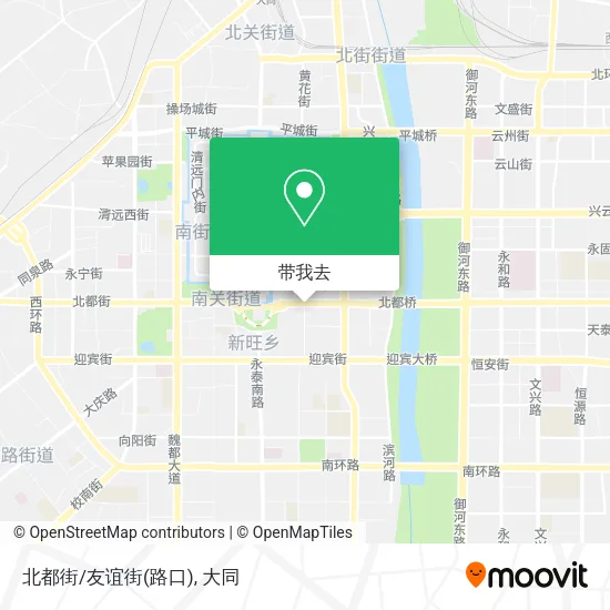 北都街/友谊街(路口)地图
