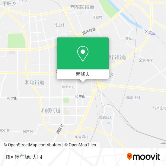 R区停车场地图