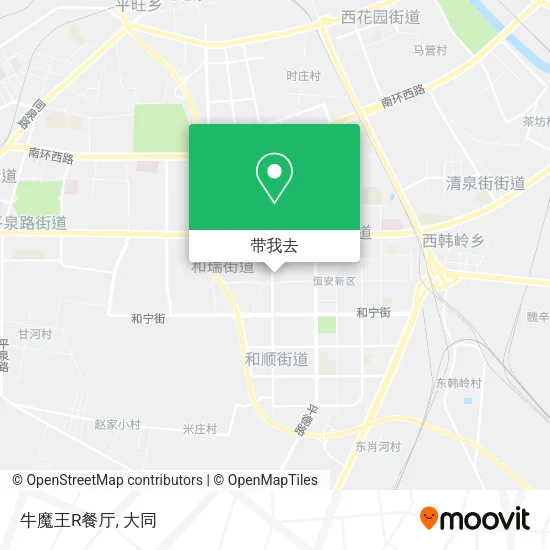 牛魔王R餐厅地图