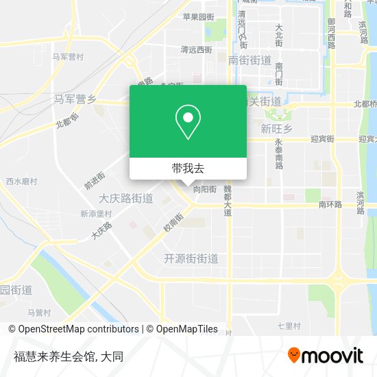 福慧来养生会馆地图