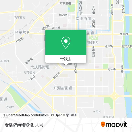 老潘驴肉粗粮馆地图