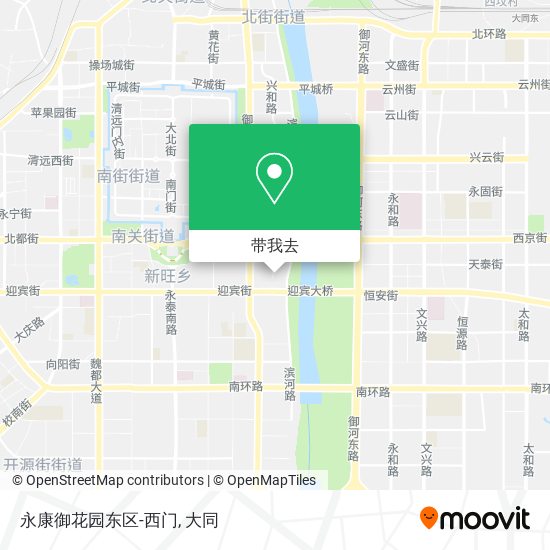 永康御花园东区-西门地图