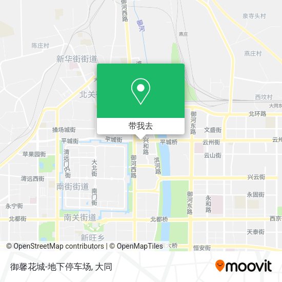 御馨花城-地下停车场地图