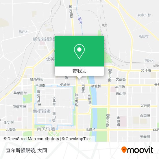 查尔斯顿眼镜地图