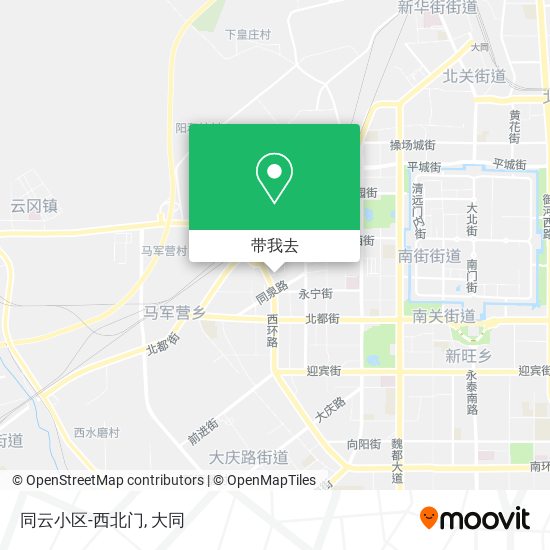 同云小区-西北门地图