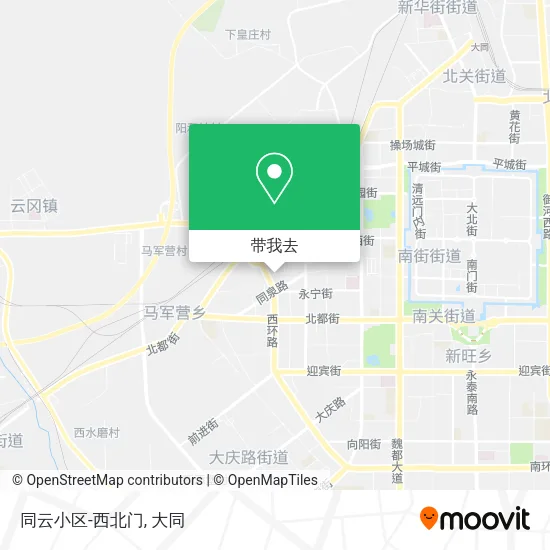 同云小区-西北门地图