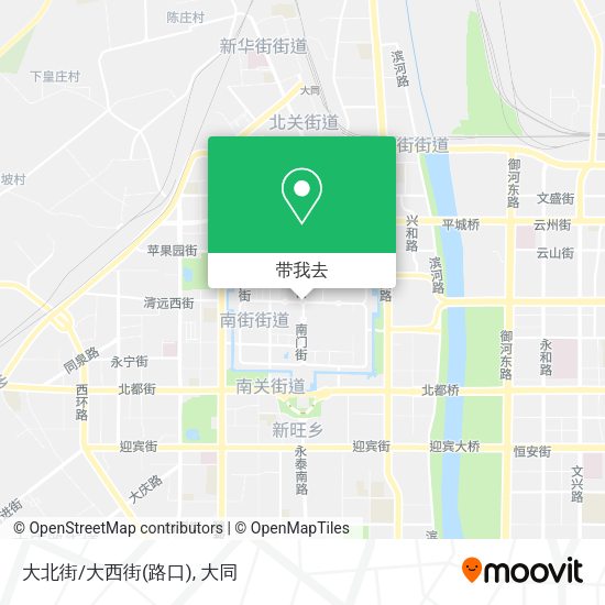 大北街/大西街(路口)地图
