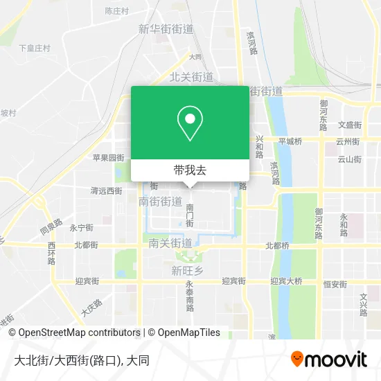 大北街/大西街(路口)地图