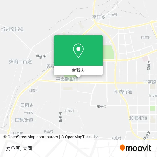 麦谷豆地图