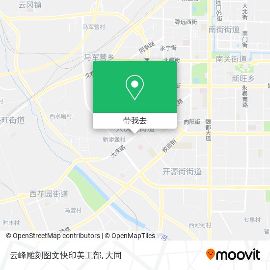 云峰雕刻图文快印美工部地图