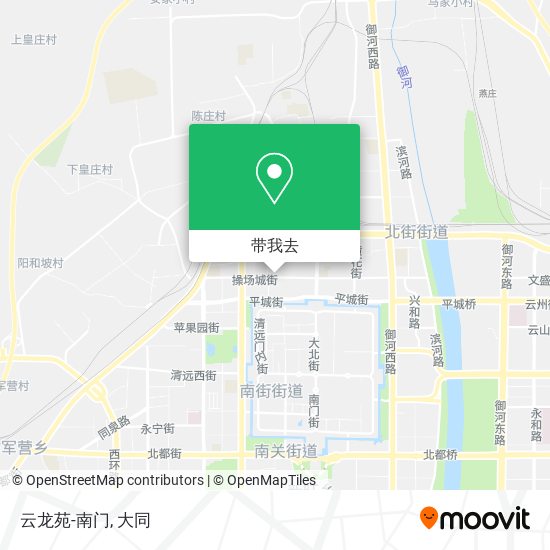 云龙苑-南门地图
