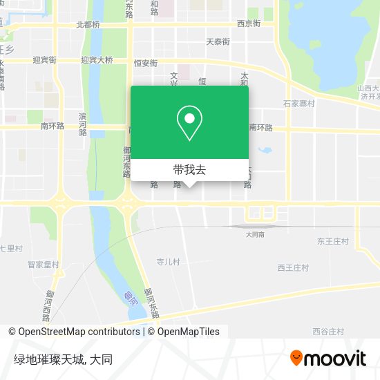 绿地璀璨天城地图