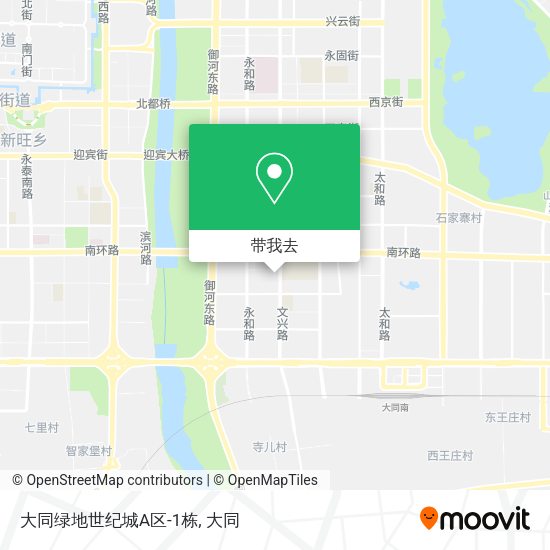 大同绿地世纪城A区-1栋地图