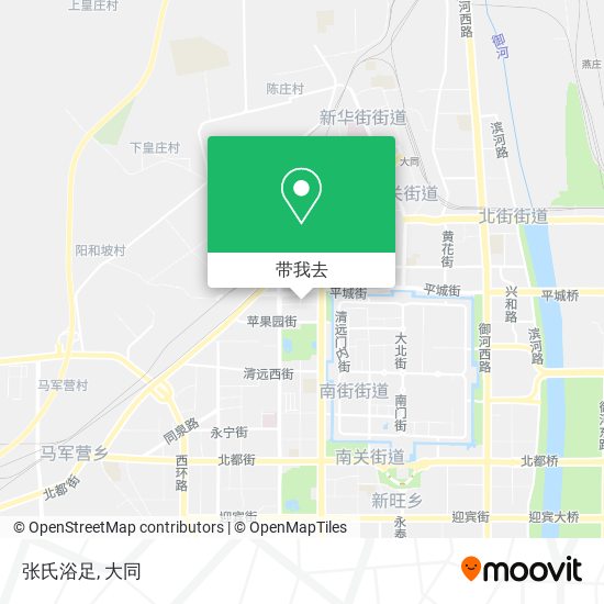 张氏浴足地图