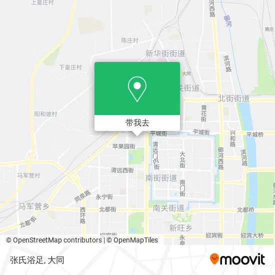 张氏浴足地图