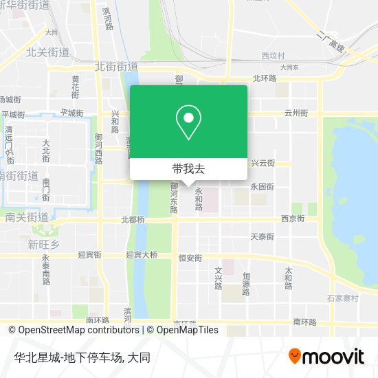 华北星城-地下停车场地图