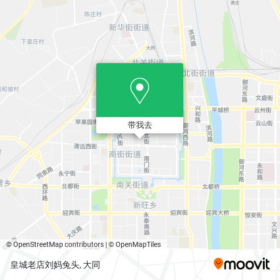 皇城老店刘妈兔头地图