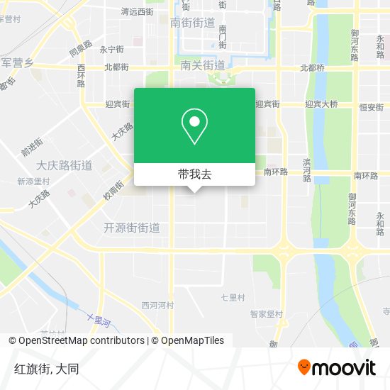 红旗街地图