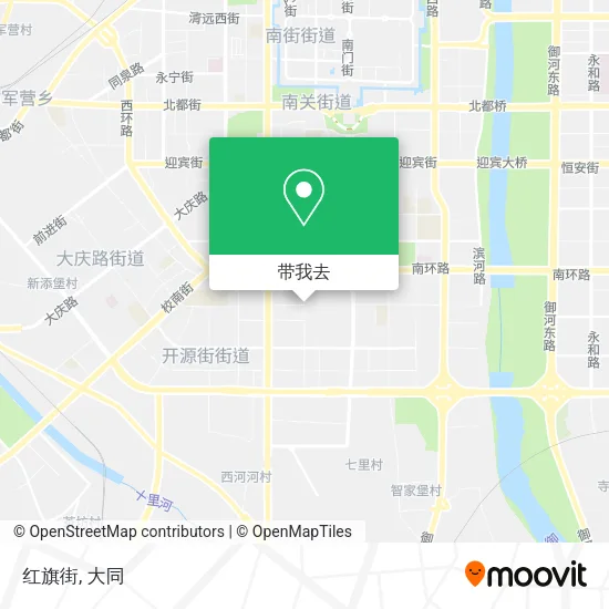 红旗街地图