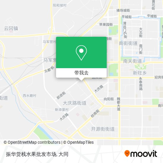 振华货栈水果批发市场地图