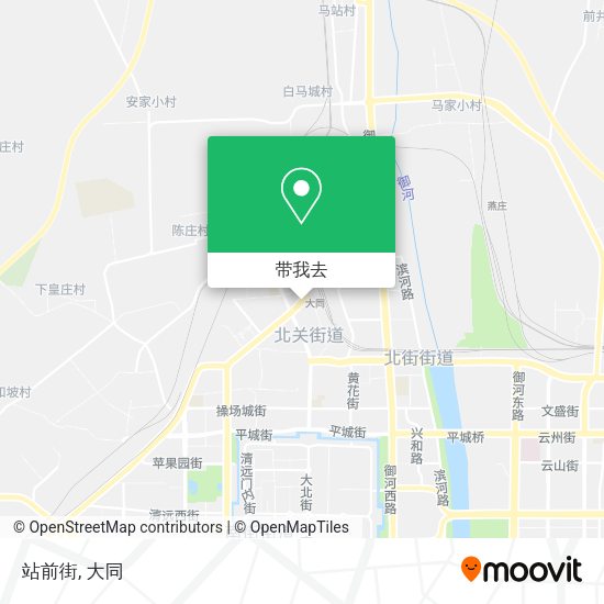 站前街地图