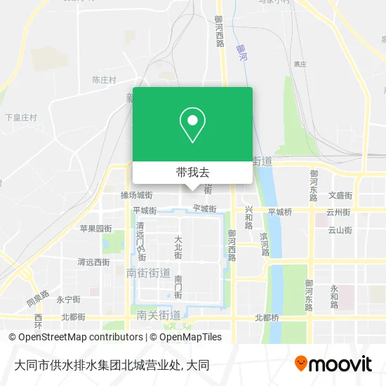 大同市供水排水集团北城营业处地图